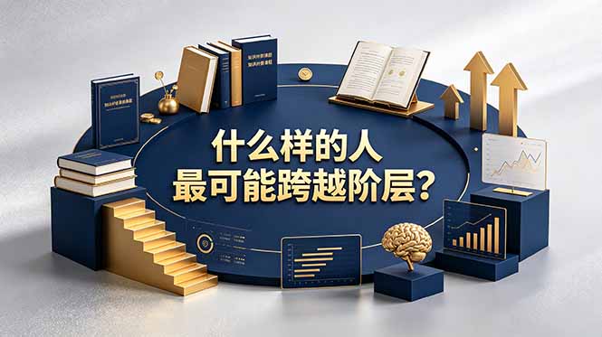 (19014期)付费文章:什么样的人最可能跨越阶层?具备这五种特质,普通人也能顺利跨越阶层