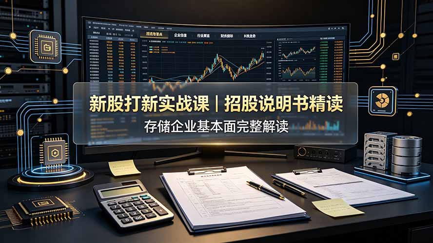 (19255期)付费文章:新股打新实战课|招股说明书精读,存储企业基本面完整解读